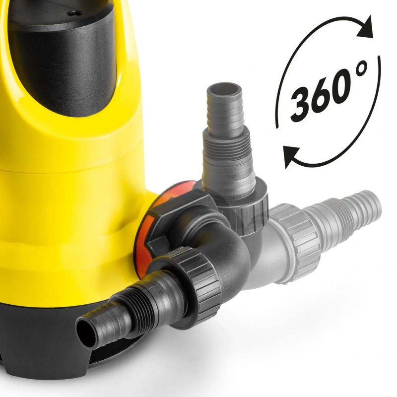 Pompa submersibila de drenaj pentru apa murdara 400W, 7300 L/h, TROTEC TWP 4036 E