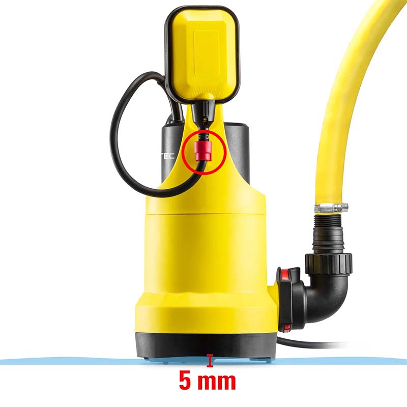 Pompa submersibila pentru apa curata 750W, 13000 L/h, TROTEC TWP 7506 E