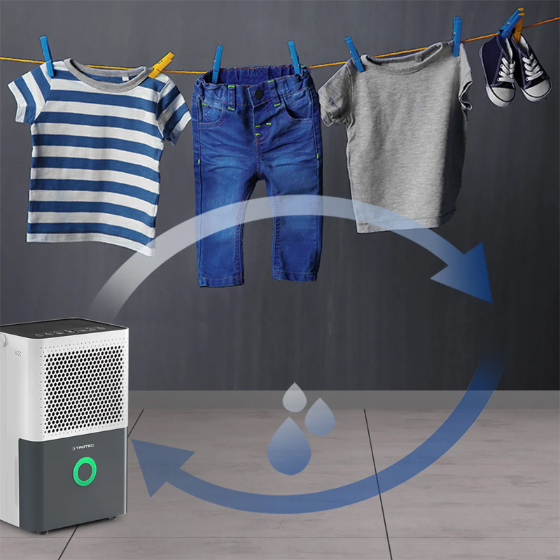 Dezumidificator pentru casa si birou, 14l/24h, Trotec, TTK33E