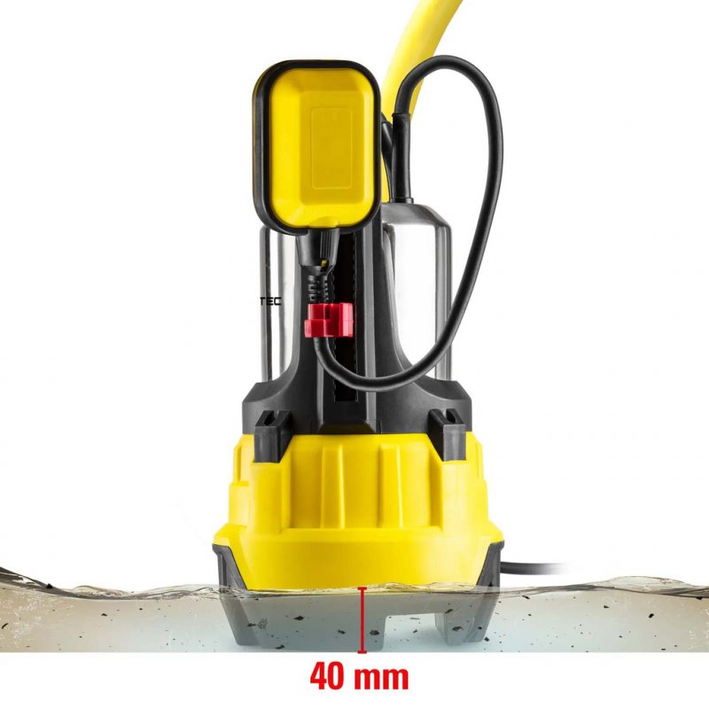 Pompa submersibila de drenaj pentru apa murdara 900W, 15000 L/h, TROTEC TWP 9000 ES