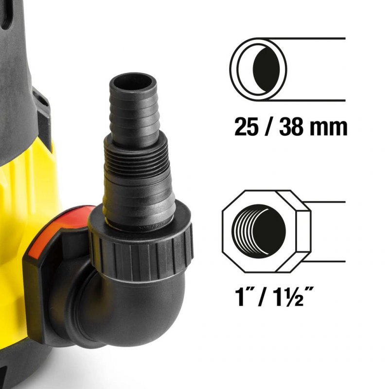 Pompa submersibila de drenaj pentru apa murdara 1100W, 20000 L/h, TROTEC TWP 11000 ES