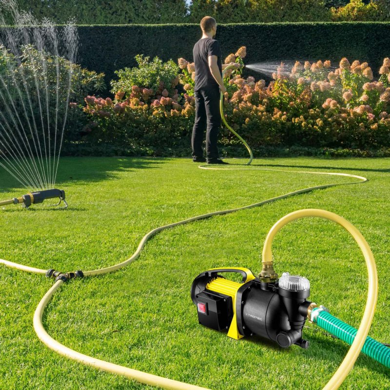 Pompa de suprafata cu filtru, 1000W, 3300 l/h, TROTEC TGP 1005 E