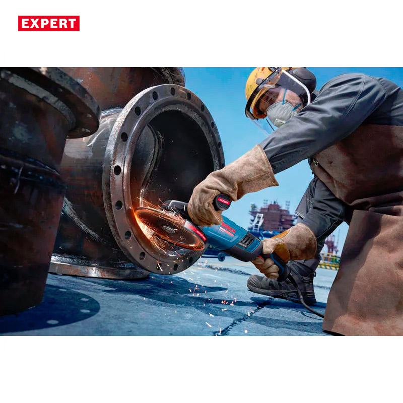 Polizor unghiular 2800 W BOSCH Profesional EXPERT, motor fara perii, 230 mm, tip EXWS 30-230PB EXPERT (cu sistem PROtection switch tip „dead man” intergrat)