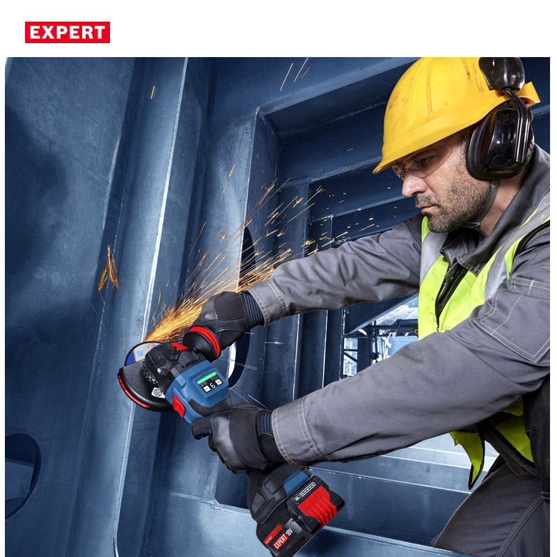 Polizor unghiular cu acumulatori 18V BOSCH BITURBO Profesional EXPERT L-BOXX, 125 mm X-LOCK, tip EXWS 18V-15S EXPERT SOLO