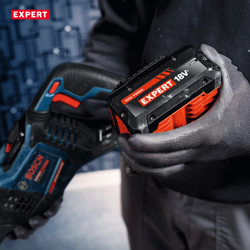 Fierastrau alternativ (sabie) 18V Li-Ion BOSCH EXPERT Biturbo, 32 mm, L-BOXX, tip EXSA 18V-32 EXPERT SOLO