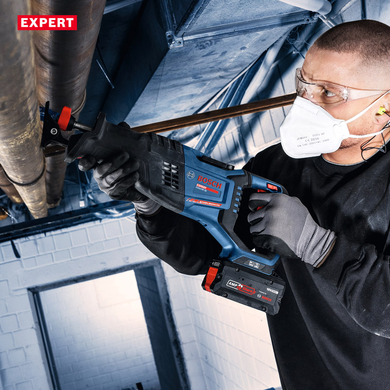 Fierastrau alternativ (sabie) 18V Li-Ion BOSCH EXPERT Biturbo, 32 mm, L-BOXX, tip EXSA 18V-32 EXPERT SOLO