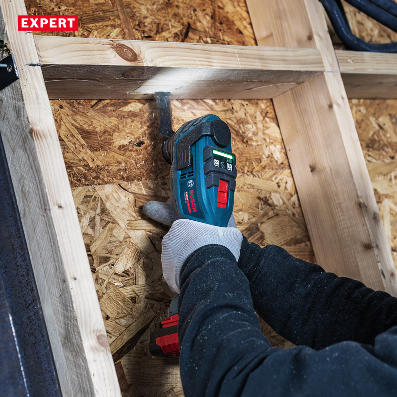 Multicutter profesional (masina multifunctionala) 18V Li-Ion Bosch EXPERT STARLOCK MAX/PLUS, 6 viteze, L-BOXX, SOLO, tip EXOP 18V-40 EXPERT