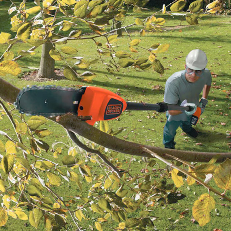 Fierastrau cu acumulatori Black&Decker pentru crengi, 18V Li-Ion 1x 2.0Ah, lama 20 cm, tip GPC1820L20-QW