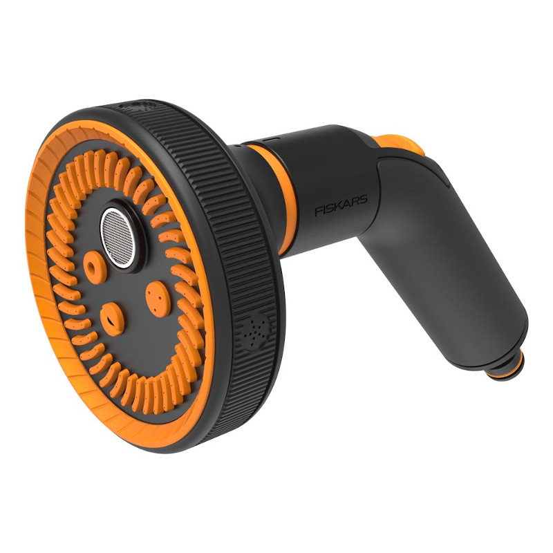 Pistol pentru stropit Fiskars Multi cu 3 jeturi si pulverizare fina