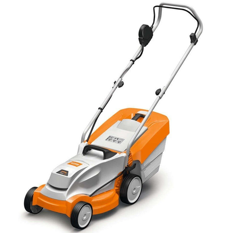 Masina electrica de tuns iarba cu acumulator 2x2Ah, 36V, 33cm, Stihl, tip RMA235 SET, sistem AK