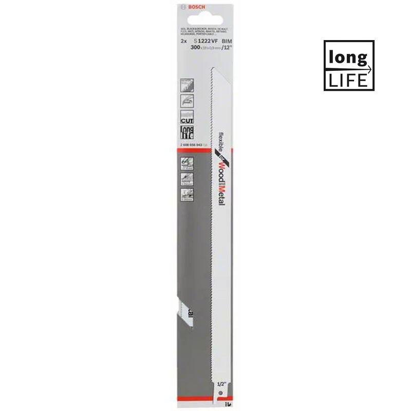 Set 2 panze pentru fierastraie sabie, tip S 1222 VF