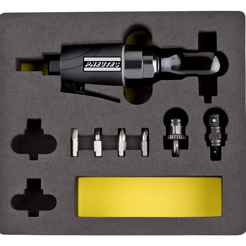 Cheie cu clichet PNEUTEC UT8003S, 45 Nm, 1/4''+ 3/8'' + set accesorii, PREMIUM LINE