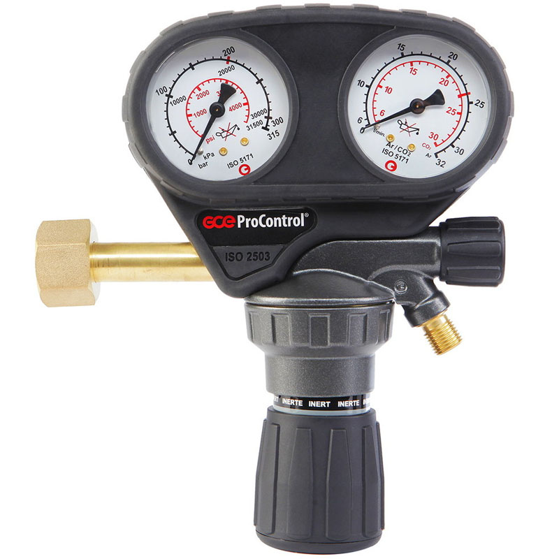 Reductor de presiune pentru Argon/CO2, GCE ProControl, 200 bar, 30l/min