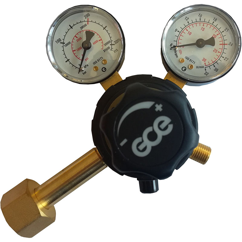 Reductor de presiune pentru argon/CO2 Base Control, 200/24 bar, 30l/min