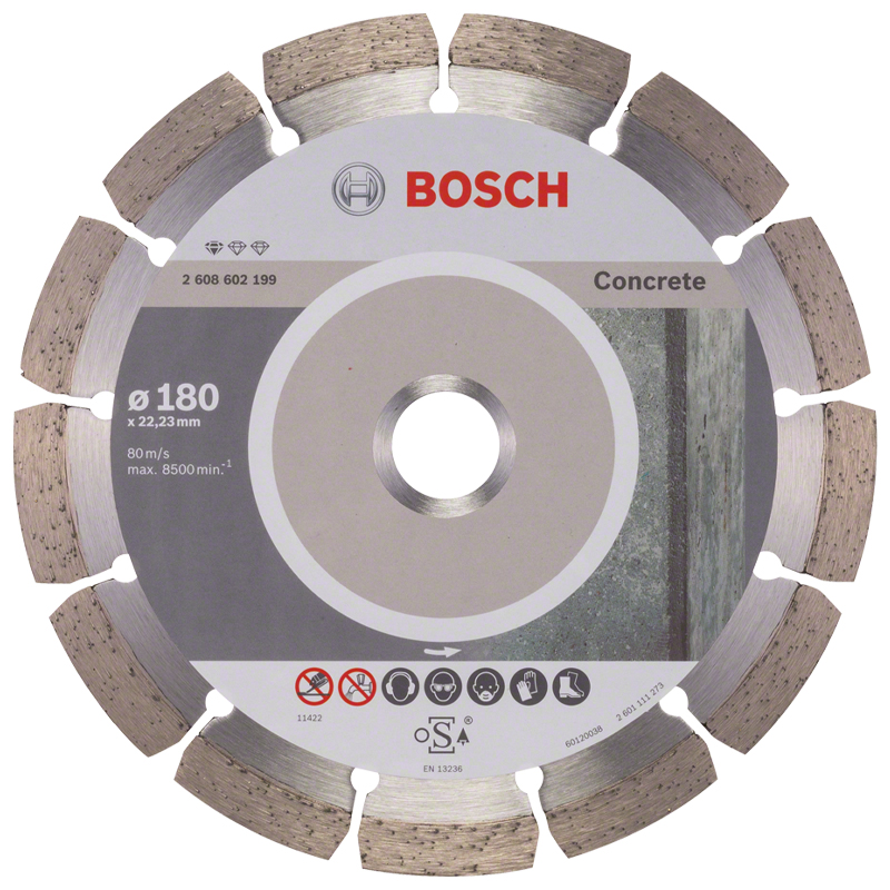 Disc diamantat pentru beton, 180x22.2 mm