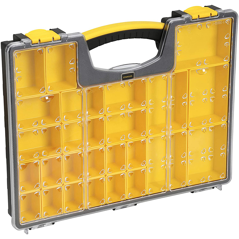 Organizator profesional STANLEY cu capac, 25 compartimente, 42.2 x 5.2 x 33.4 cm