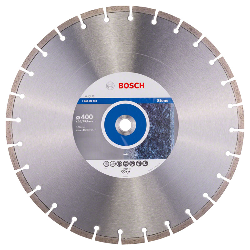 Disc diamantat pentru beton/piatra, 400x25.4 mm