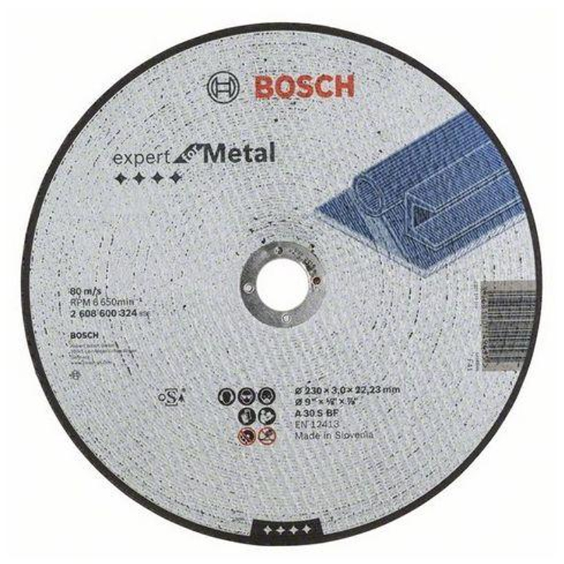 Disc taiere metal, drept, 230x22.2x3.0 mm