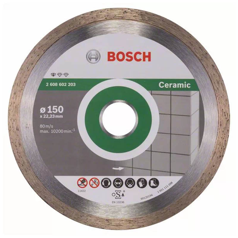 Disc diamantat FPE EcoLine, pentru ceramica/gresie, 150x22.23 mm