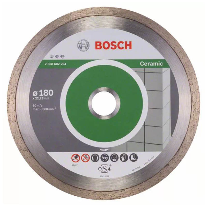 Disc diamantat FPE EcoLine, pentru ceramica/gresie, 180x22.23 mm