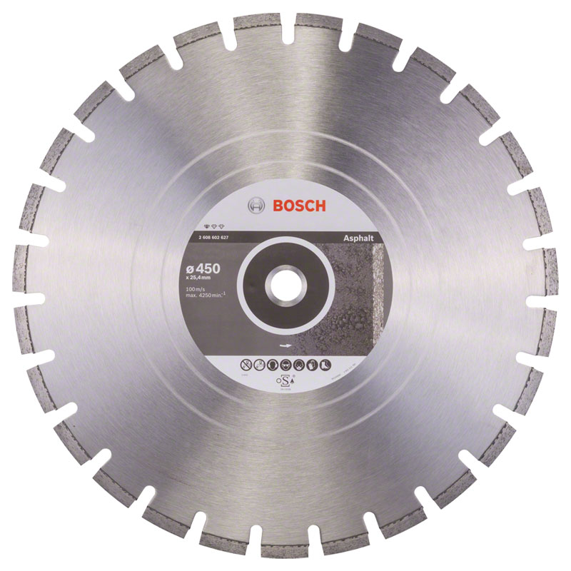 Disc diamantat pentru asfalt, 450x25.4 mm