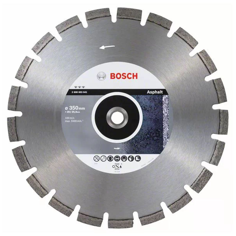 Disc diamantat Best, pentru asfalt, 350x25.4 mm
