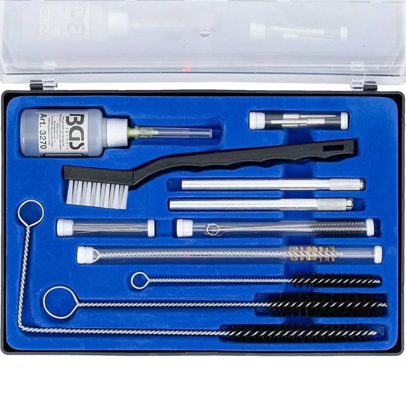 Set curatat pistoale de vopsit pneumatice, 22 piese, BGS