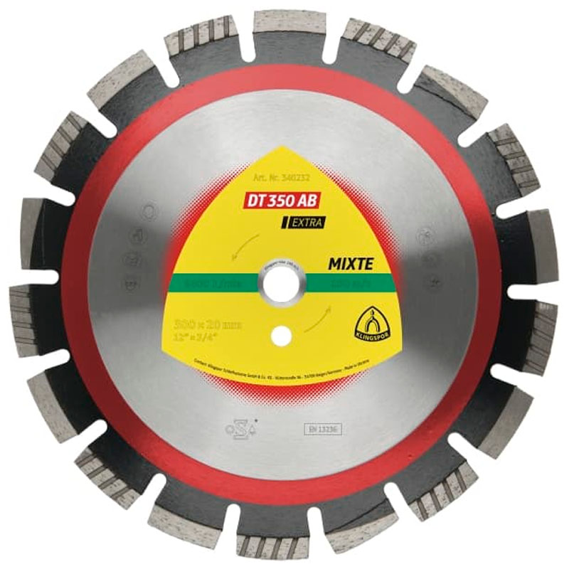 Disc diamantat DT350AB Extra, pentru asfalt/beton, 450x25.4 mm