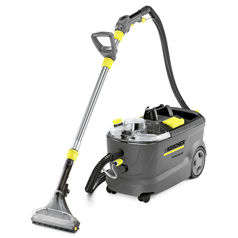 Aspirator cu spalare profesional, presiune pulverizare 2 bari, Karcher PUZZI 10/2 ADV