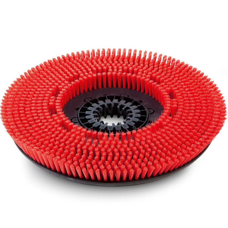 Perie disc medie, rosie, 510 mm