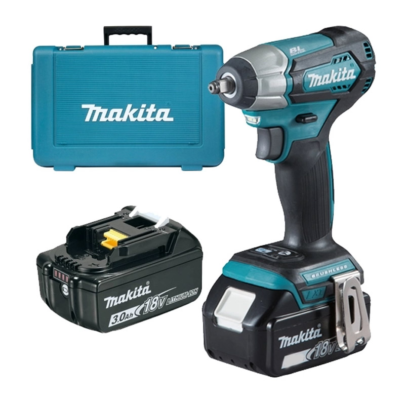 Masina de insurubat cu impact cu 2 acumulatori 18V 3.0Ah, tip DTW180RFE BRUSHLESS