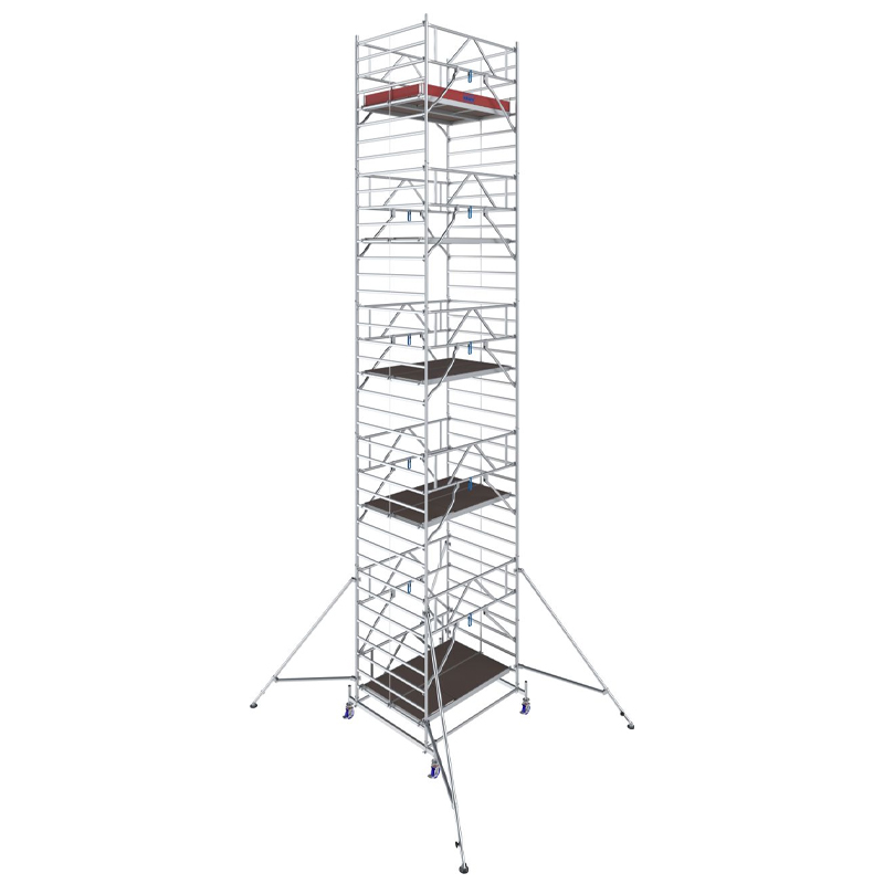 Schela mobila Stabilo S50 1,5 x 2m, aluminiu, inaltime lucru 11.4m, inaltime max. platforma 9.4m