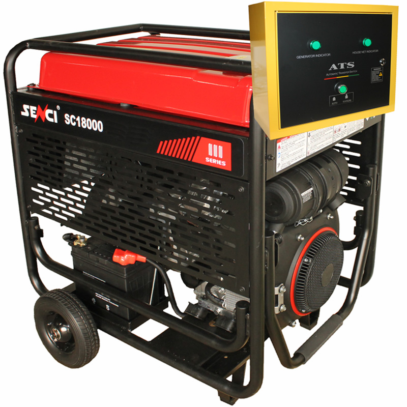 Generator de curent monofazat, pornire electrica, 17 kW, tip SC18000-ATS