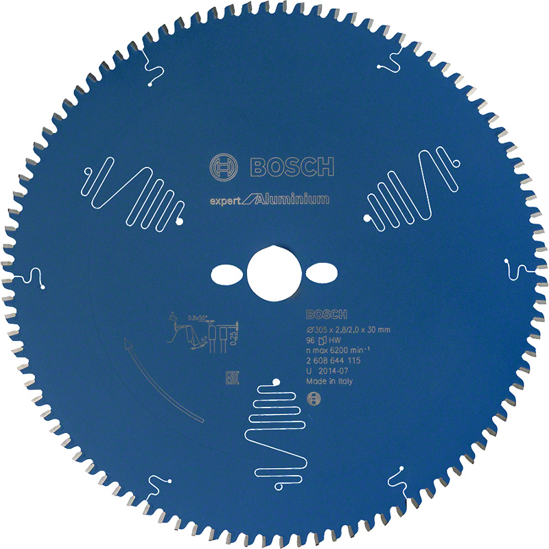 Disc placat pentru circular, 305 x 30 mm, 96 dinti, Expert for Aluminiu