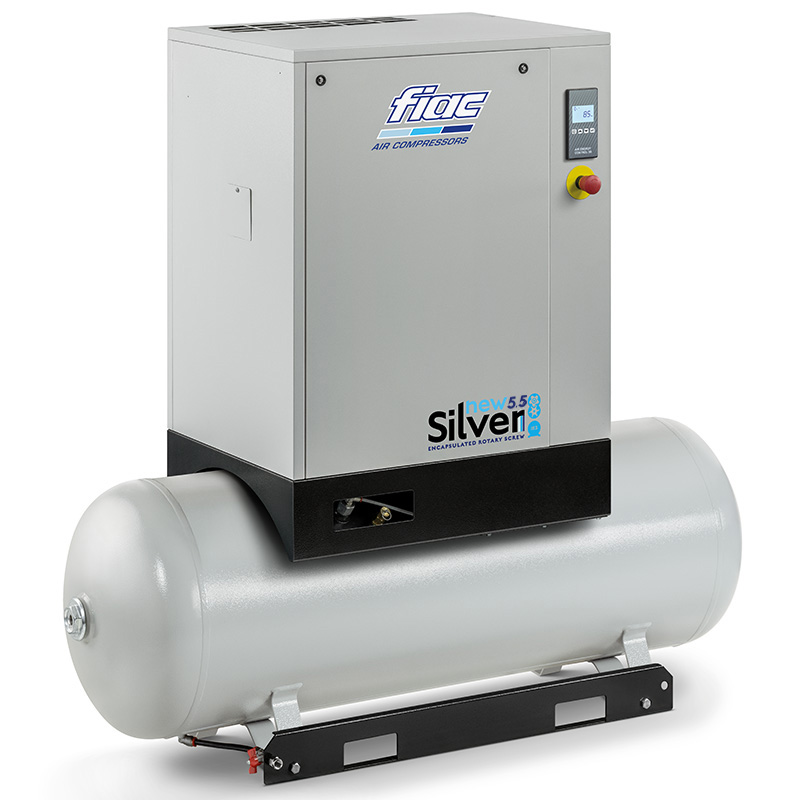 Compresor cu șurub FIAC NEW SILVER 5.5/300 | 8 bar, 594 l/min, 5.5 CP - compresor industrial