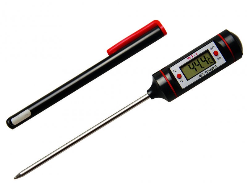 Termometru digital cu sonda de inox BGS