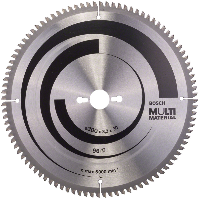 Disc pentru circular, 300 x 30 x 3.2 mm, 96T dinti, Multi Material