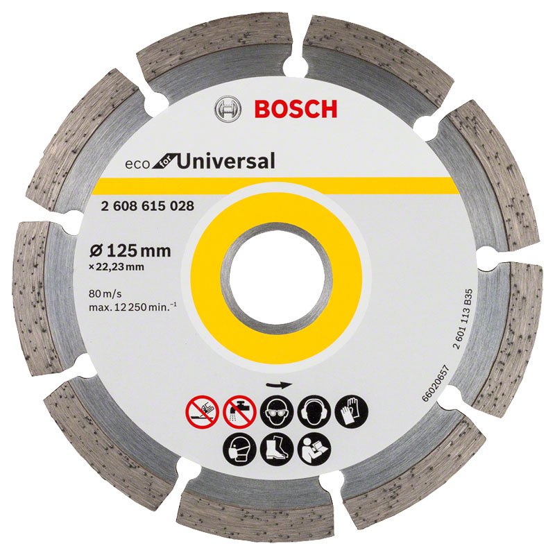 Disc diamantat ECO LINE Universal, 125x22.23 mm