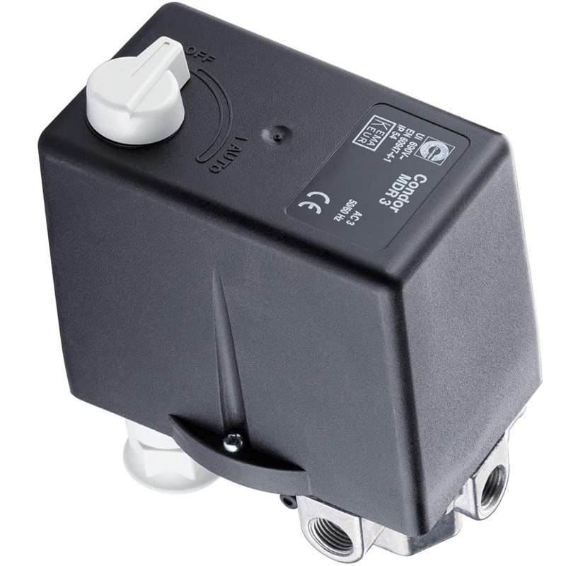 Presostat trifazat Condor MDR3 EA11B, 6.3A, FIAC