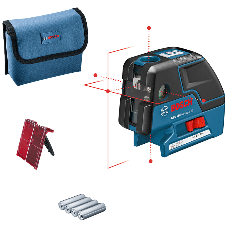 Nivela laser cu linii si puncte Bosch, tip GCL 25