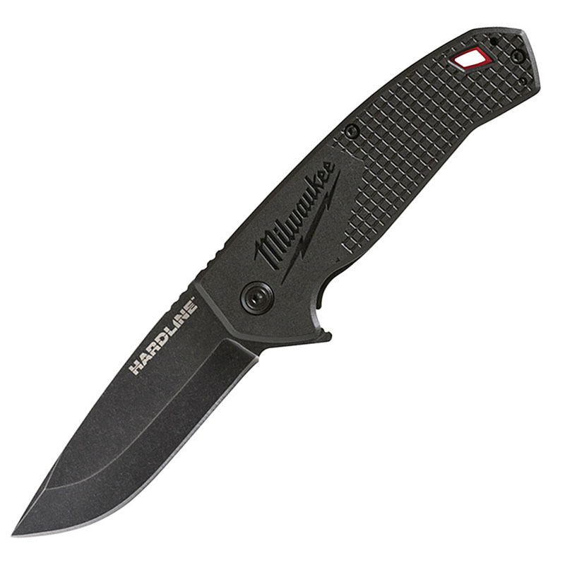 Cutit utilitar pliabil (briceag) cu lama neteda 75 mm, Milwaukee HARDLINE™