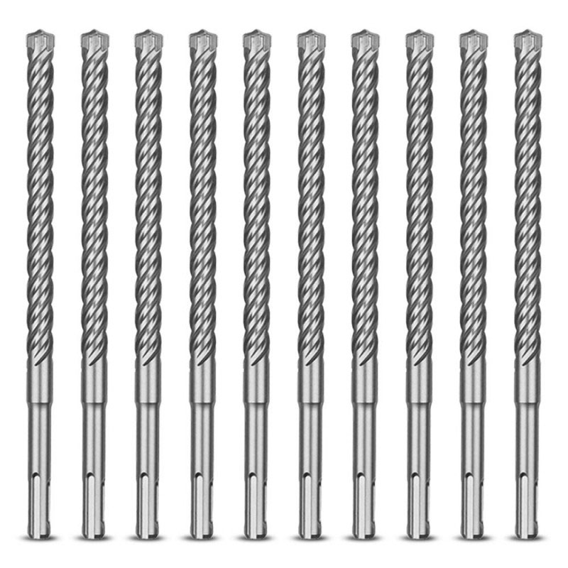 Set 10 burghie SDS-Plus MX4, 8 x 100 x 165 mm