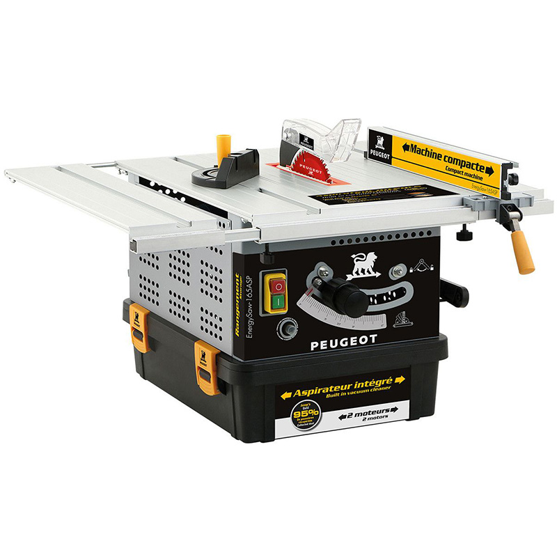 Fierastrau circular de banc tip EnergySaw-165ASP, aspiratie integrata