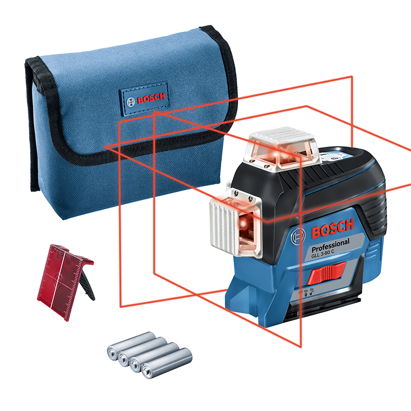 Nivela laser cu linii Bosch, tip GLL 3-80C