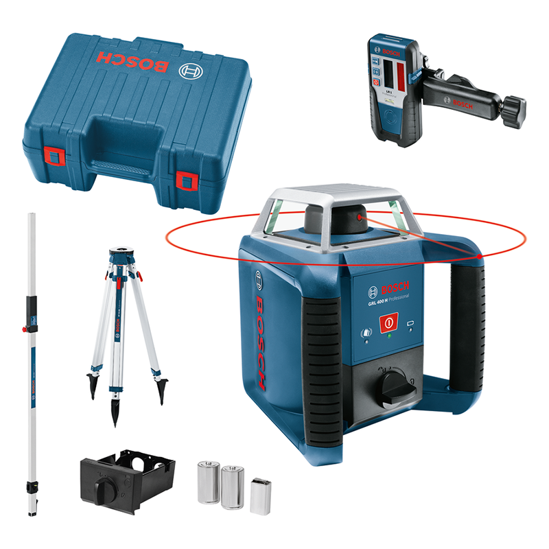 Nivela laser rotativa tip GRL 400 H + BT 170 HD + GR 240