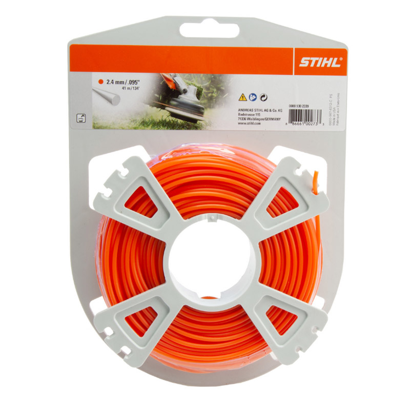 Fir NYLON rotund pentru motocoase, 2.4 mm x 41 m, orange