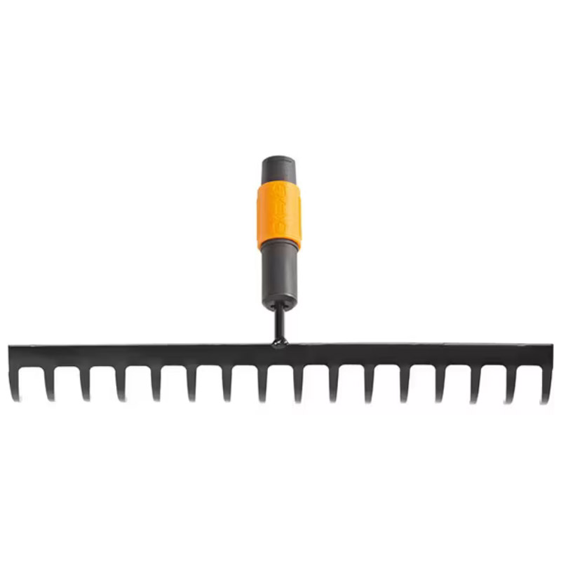 Grebla pentru sol 16 dinti, otel carbon, Fiskars tip QuickFit™