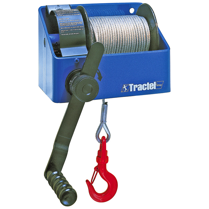 Troliu manual TRACTEL caRol™ TS1500, 1500kg, 20m