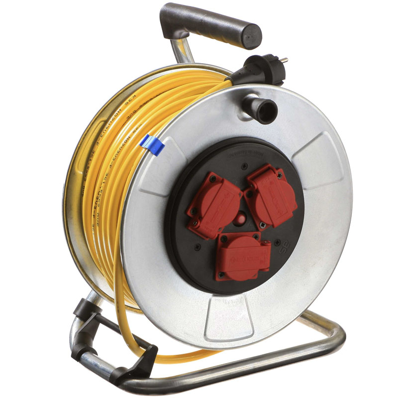 Derulator 3 prize, 3x2.5 / 33m, 3500W, Topelectro