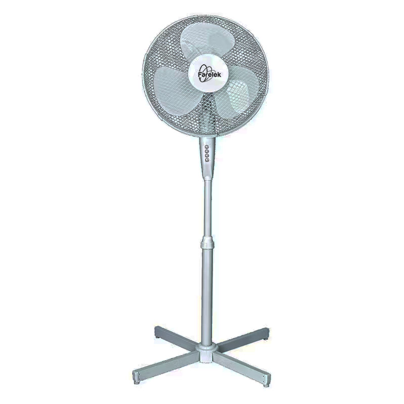 Ventilator pe picior TENESSEE, cu oscilare, 3 viteze, 40cm, 50W, FARLELEK 